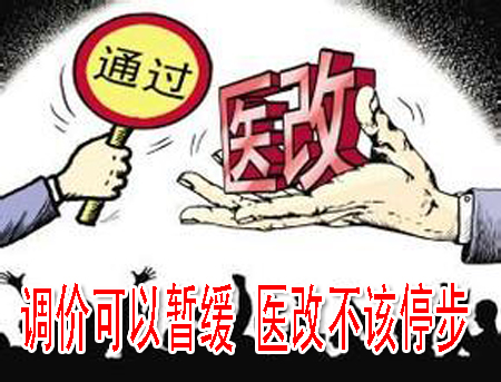 調(diào)價可以暫緩 醫(yī)改不該停步