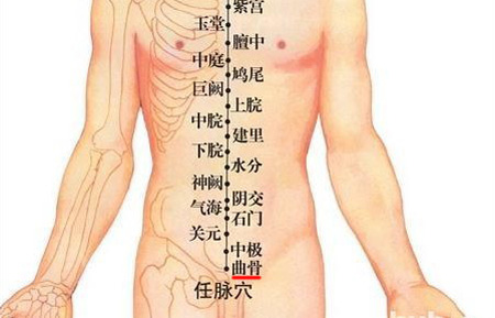 曲骨穴：益氣血，調(diào)治月經(jīng)不調(diào)、帶下